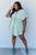 Ninexis Out Of Time Full Size Ruffle Hem Dress with Drawstring Waistband in Light Sage