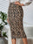 Leopard Bodyline Midi Skirt