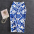 Blue Royalty Woman Pencil Skirt