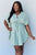 Ninexis Out Of Time Full Size Ruffle Hem Dress with Drawstring Waistband in Light Sage